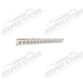 Bumper, Front, With Holes, Stainless Steel; 55-86 Jeep CJ