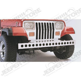Bumper, Front, Stainless Steel; 87-95 Jeep Wrangler YJ