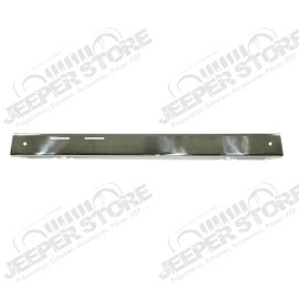 Bumper Overlay, Front, Stainless Steel; 76-86 Jeep CJ