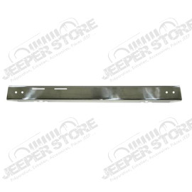 Bumper Overlay, Front, Stainless Steel; 87-95 Jeep Wrangler YJ