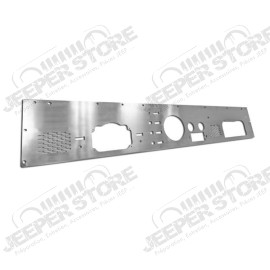 Dash Panel, Pre-Cut Holes, Stainless Steel; 76-86 Jeep CJ