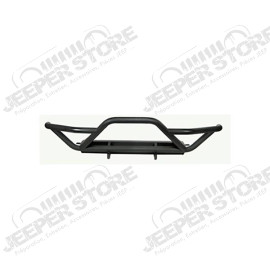 RRC Bumper, Front with Grille Guard, Black; 87-06 Jeep Wrangler YJ/TJ