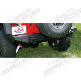 XHD Bumper, Rear, Textured Black; 07-18 Jeep Wrangler JK