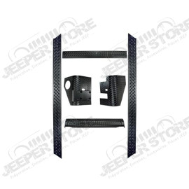 Kit de 6 protections plastique pour caisse Jeep Wrangler TJ