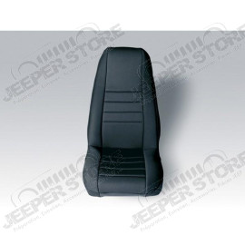Seat Cover Kit, Front, Neoprene, Black; 97-02 Jeep Wrangler TJ