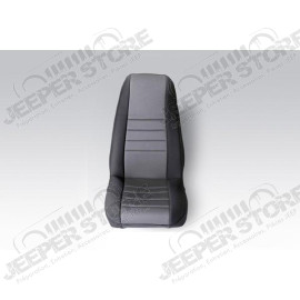 Seat Cover Kit, Front, Neoprene, Gray; 97-02 Jeep Wrangler TJ