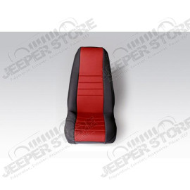 Seat Cover Kit, Front, Neoprene, Red; 97-02 Jeep Wrangler TJ