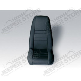 Seat Cover Kit, Front, Neoprene, Black; 91-95 Jeep Wrangler YJ