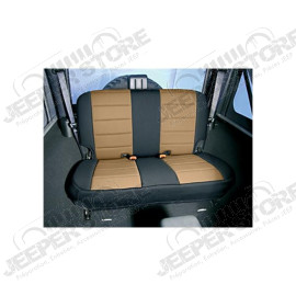 Seat Cover Kit, Rear, Neoprene Tan; 97-02 Jeep Wrangler TJ