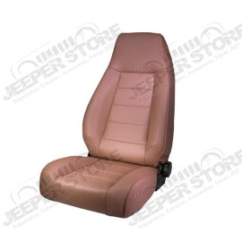 Seat, High-Back, Front, Reclinable, Tan; 76-02 Jeep CJ/Wrangler YJ/TJ