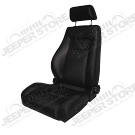 Ultra Seat, Front, Reclinable, Black; 76-02 Jeep CJ/Wrangler YJ/TJ