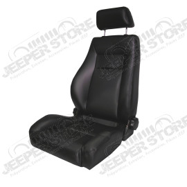 Ultra Seat, Front, Reclinable, Black Denim; 76-02 CJ/Wrangler YJ/TJ