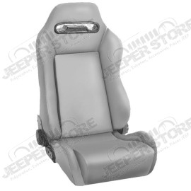 Sport Seat, Front, Reclinable, Gray; 76-02 Jeep CJ/Wrangler YJ/TJ