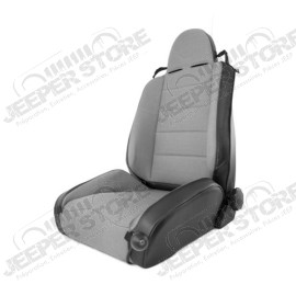 RRC Off Road Racing Seat, Reclinable, Gray; 97-06 Jeep Wrangler TJ