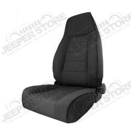 Seat, High-Back, Front, Reclinable, Black Denim; 84-01 Cherokee XJ