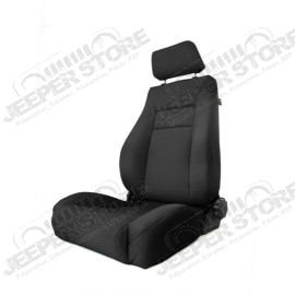 Ultra Seat, Front, Reclinable, Black; 84-01 Jeep Cherokee XJ