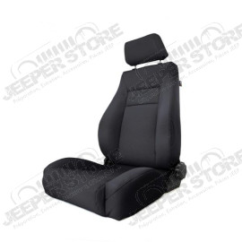Ultra Seat, Front, Reclinable, Black Denim; 84-01 Jeep Cherokee XJ