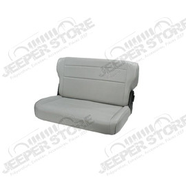 Seat, Rear, Fold/Tumble, Gray; 76-95 Jeep CJ/Wrangler YJ