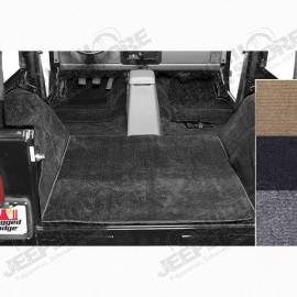 Deluxe Carpet Kit, Black; 76-95 Jeep CJ/Wrangler YJ