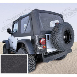 XHD Soft Top, Black, Tinted Windows; 97-06 Jeep Wrangler TJ