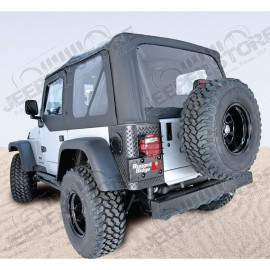 XHD Soft Top, Black Diamond, Tinted; 04-06 Jeep Wrangler LJ