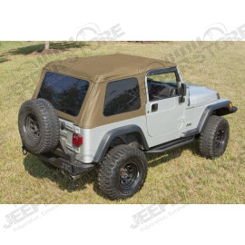 XHD Soft Top, Bowless, Spice; 97-06 Jeep Wrangler TJ