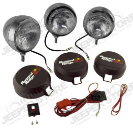 Light Kit, HID, 5 Inch, Round, Stainless Steel Housing, 2 Piece