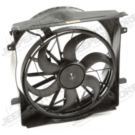 Engine Cooling Fan Assembly, 2 Pin connector; 02-07 Jeep Liberty