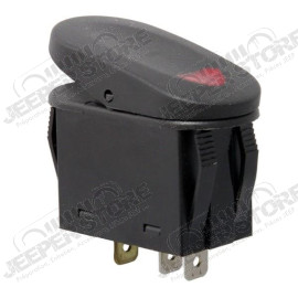 Rocker Switch, 2 Position, Red