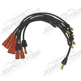 Ignition Spark Plug Wire Kit; 78-90 Jeep CJ/Wrangler YJ, 4.2L
