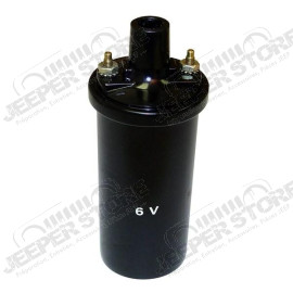 Ignition Coil, 6 Volt; 41-58 Willys/Jeep