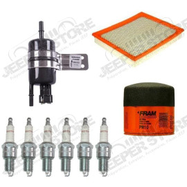 Ignition Tune Up Kit; 99-02 Jeep Grand Cherokee WJ, 4.0L