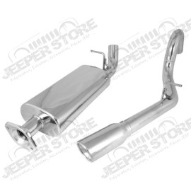 Exhaust System Kit, Cat Back, Stainless Steel; 00-06 Jeep Wrangler TJ