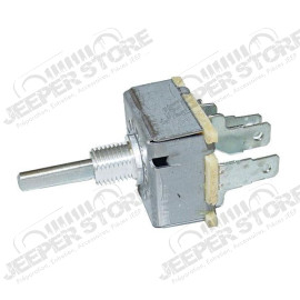 HVAC Heater Control Switch, 3 Speed; 78-86 Jeep CJ5/CJ7/CJ8 Scrambler