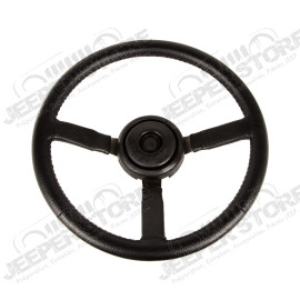 Steering Wheel, Sport, Leather, Black, Jeep XJ/YJ