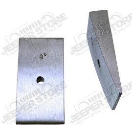 Suspension Leaf Spring Shim Kit, Rear, 8 Degree, 2.5 Inches Wide