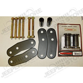 Suspension Leaf Spring Shackle Kit, Rear, 1 Inch Lift, HD; 87-95 YJ