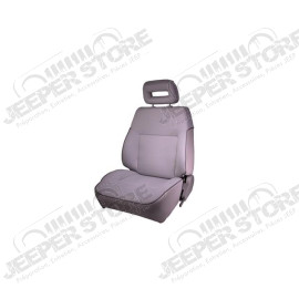 Seat, High-Back, Front, Left, Reclinable, Gray; 86-95 Suzuki Samurai