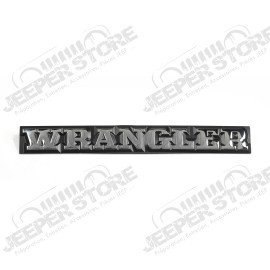 Emblem, Wrangler; 87-90 Jeep Wrangler YJ