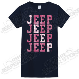 Tee shirt Jeep Femme, bleu marine, taille M