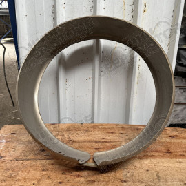 Occasion : Cerclage inox de roue de secours - couleur or/bronze - 75cm de diamètre