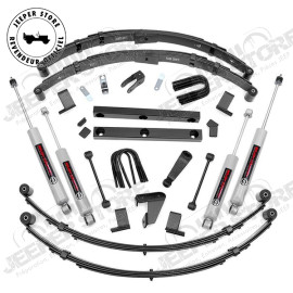 kit réhausse 4" (+10cm) Rough Country Jeep Wrangler YJ