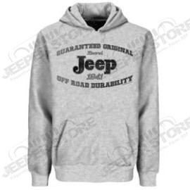 Sweatshirt Jeep "Guaranteed original", gris, taille XL