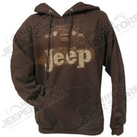 Sweatshirt Jeep "Mudbogging Jeep" taille M