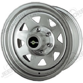 Jante acier Triangular 7x17 - 5x114.3 - ET: +18 - CB: 67.1 - couleur grise silver pour Jeep Compass MK et Patriot MK