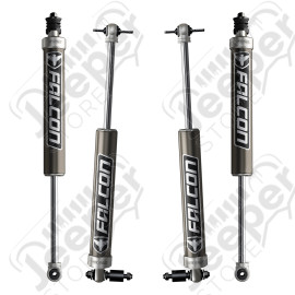JK 2dr: Falcon Series 2.1 Monotube Shock Kit (3–3.5” Lift)