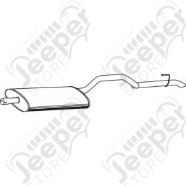 Silencieux avec coude sortie d'échappement moteur 2.7L CRD (moteur Mercedes) - Jeep Grand Cherokee WJ / WG - 52101213AC