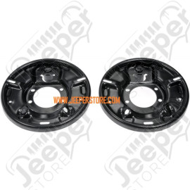 Kit de 2 flasques de frein arrière (SANS ABS) - Diamètre: 229mm - Jeep Cherokee XJ