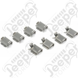 Kit de 8 clips de maintien de plaquettes de frein arrière - Jeep Wrangler JK - 68003705AA