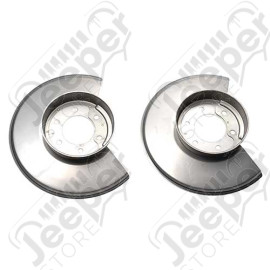 Kit de flasques de frein avant acier / inox (la paire) - Jeep CJ - 0325.05 / 11121.02